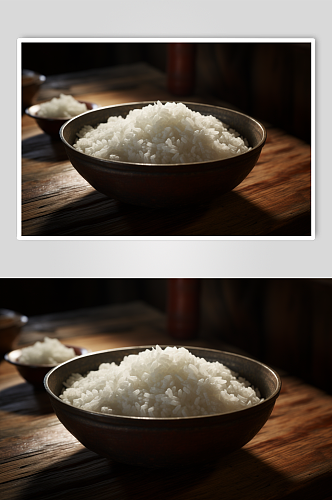 AI数字艺术高清大米米饭粮食摄影图片