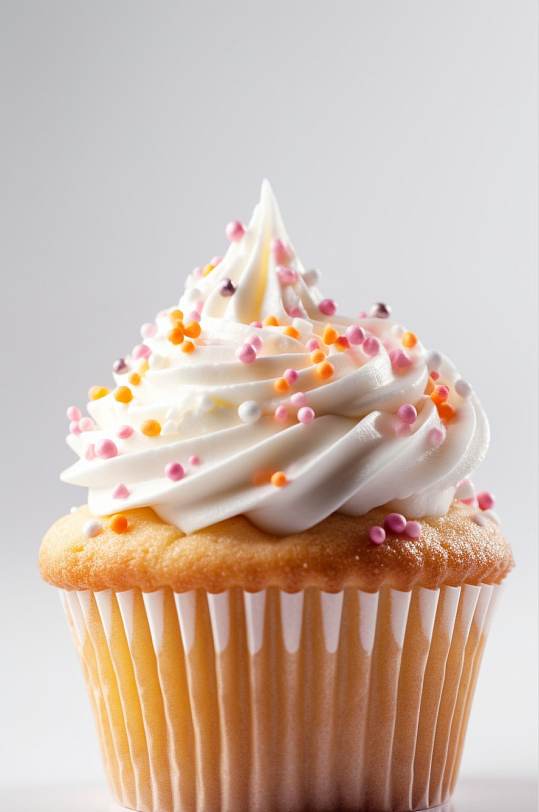AI数字艺术高清杯子蛋糕甜品摄影图片