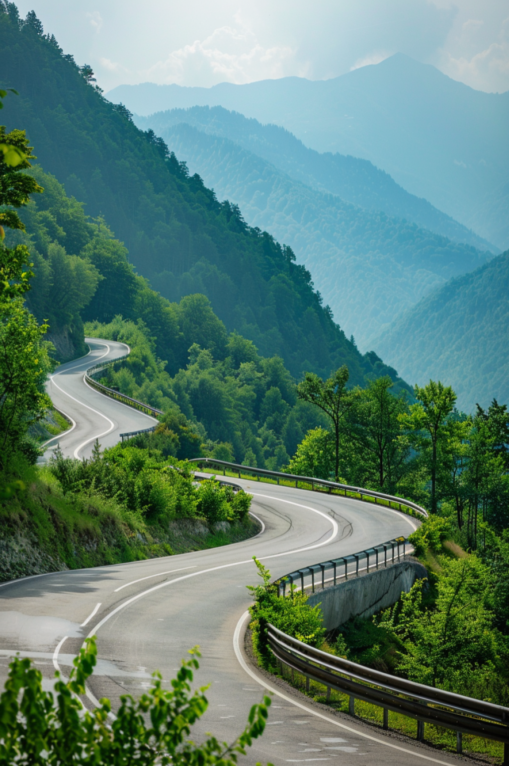 AI数字艺术马路道路沥青路图片素材