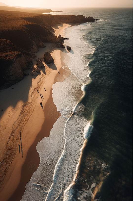 AI数字艺术大海二十四节气大暑摄影图-众图网