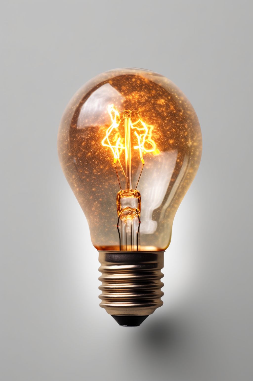 AI數(shù)字藝術(shù)企業(yè)精神科技電燈泡攝影圖片素材