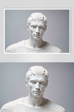 AI数字艺术高雅精致石膏雕塑模型