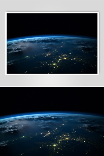 AI数字艺术地球摄影图片