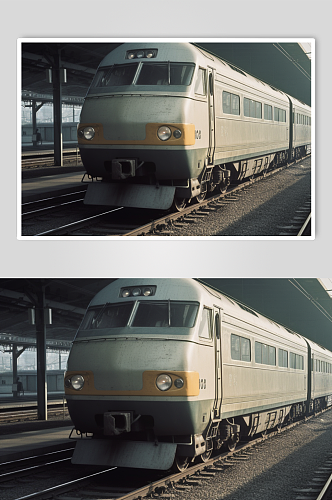AI数字艺术高清动车高铁交通工具图片