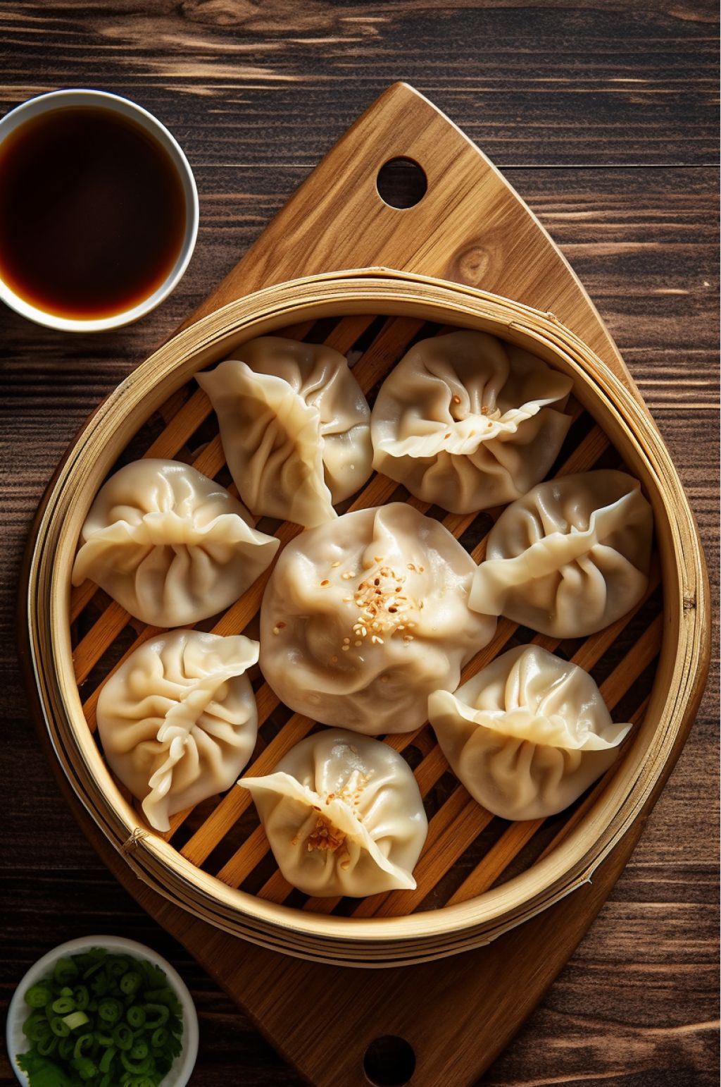 AI数字艺术饺子包子二十四节气冬至摄影图片素材