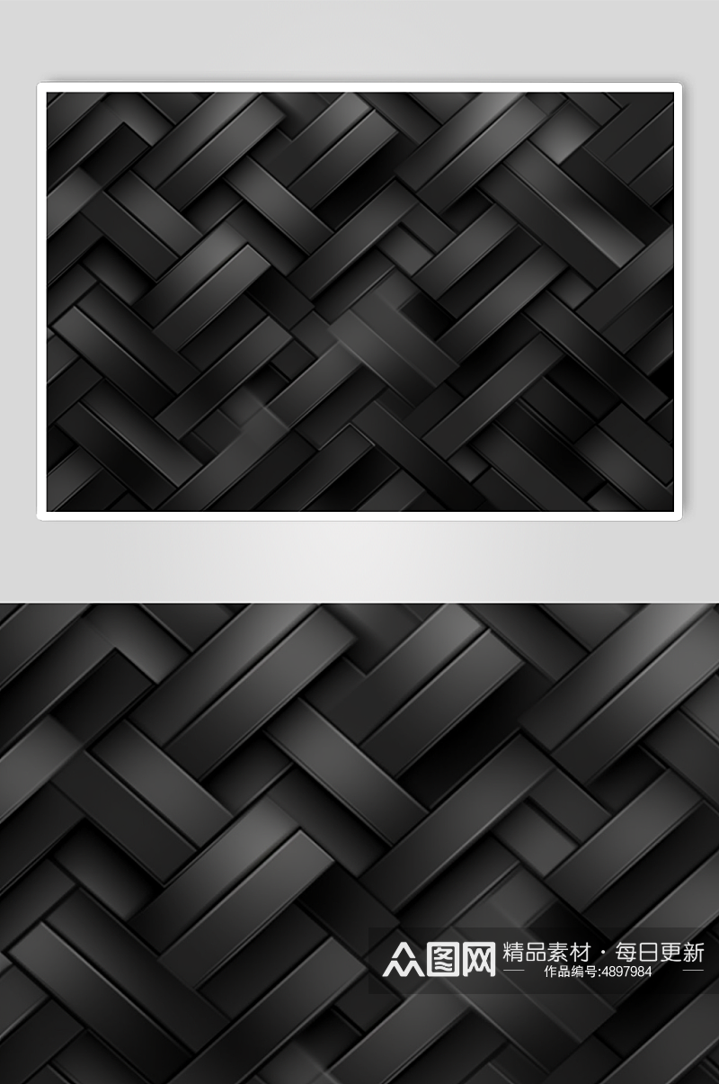 AI数字艺术炫彩多边形几何色块渐变背景图素材