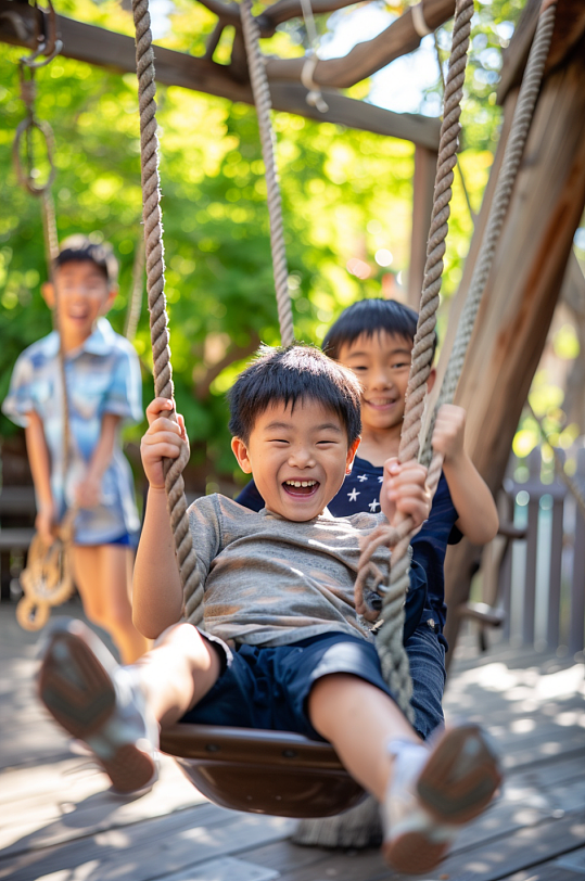 AI数字艺术幼儿园儿童节小孩人物摄影图
