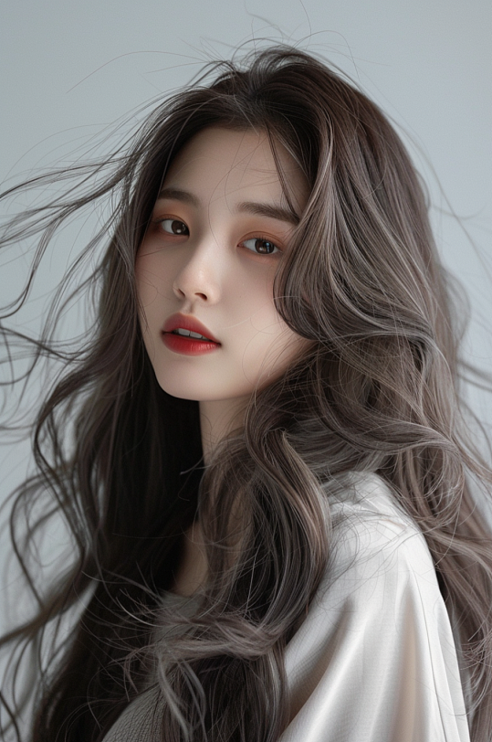 AI数字艺术发型图片-众图网