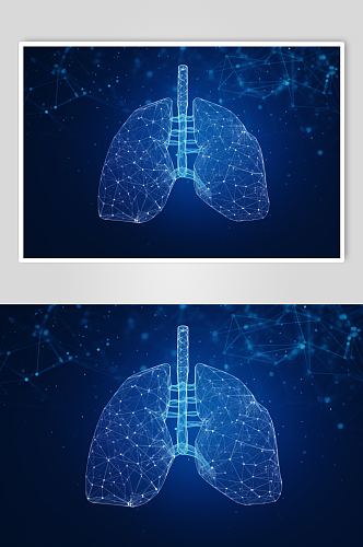 AI数字艺术医疗肺部图片
