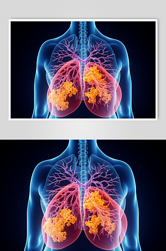 AI数字艺术医疗肺部图片