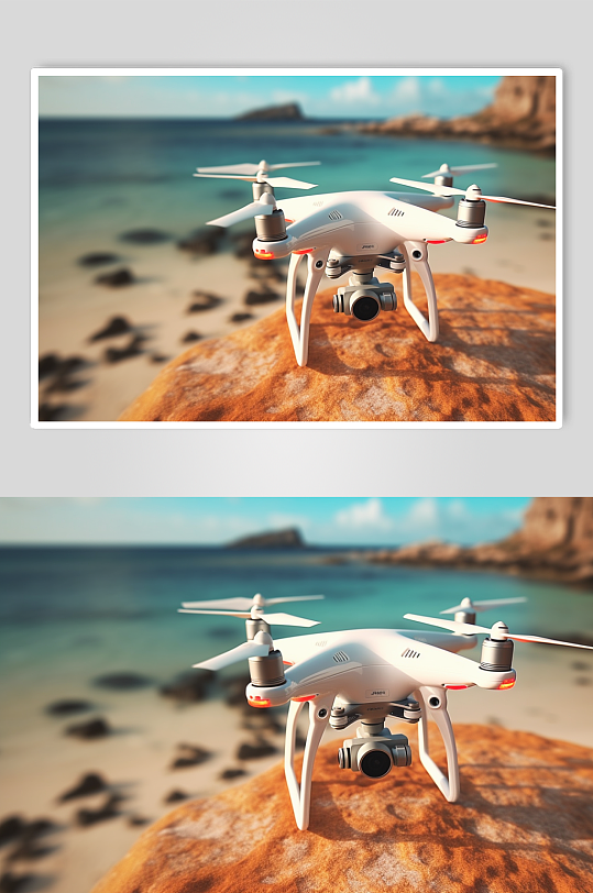 AI数字艺术创意高清无人机飞机模型-众图网