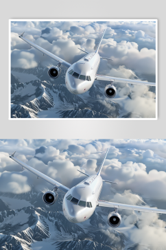 AI数字艺术飞机图片