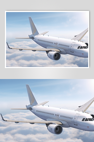 AI数字艺术高清科技飞机航空交通工具图片