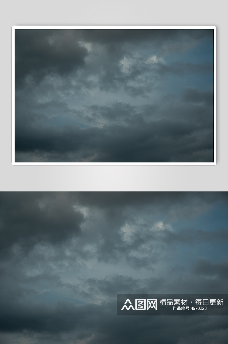 夜晚乌云天空自然风景摄影图片素材