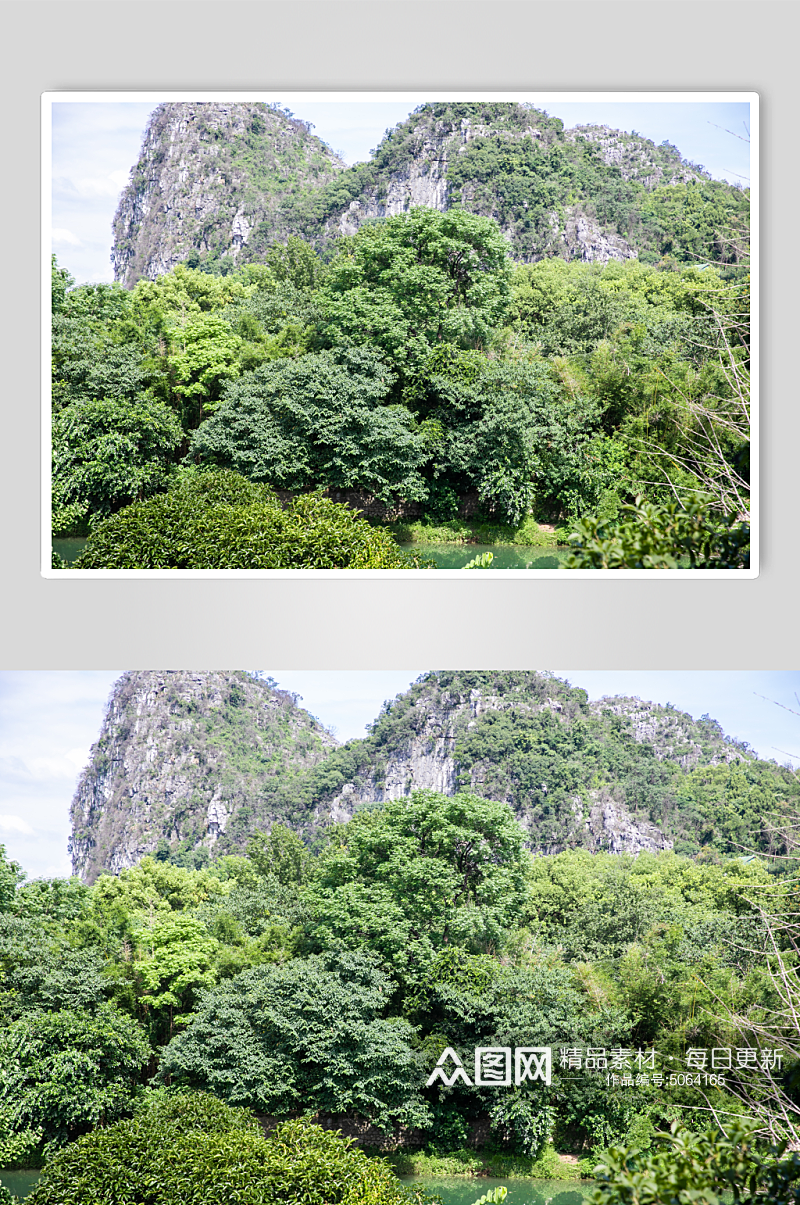 绿水青山风景景点摄影图片素材