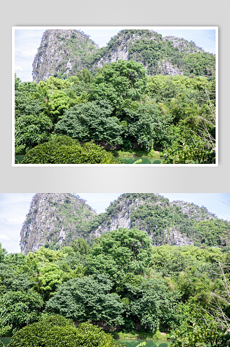 绿水青山风景景点摄影图片