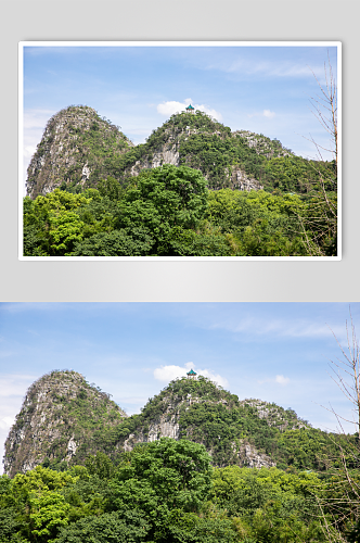 绿水青山风景景点摄影图片