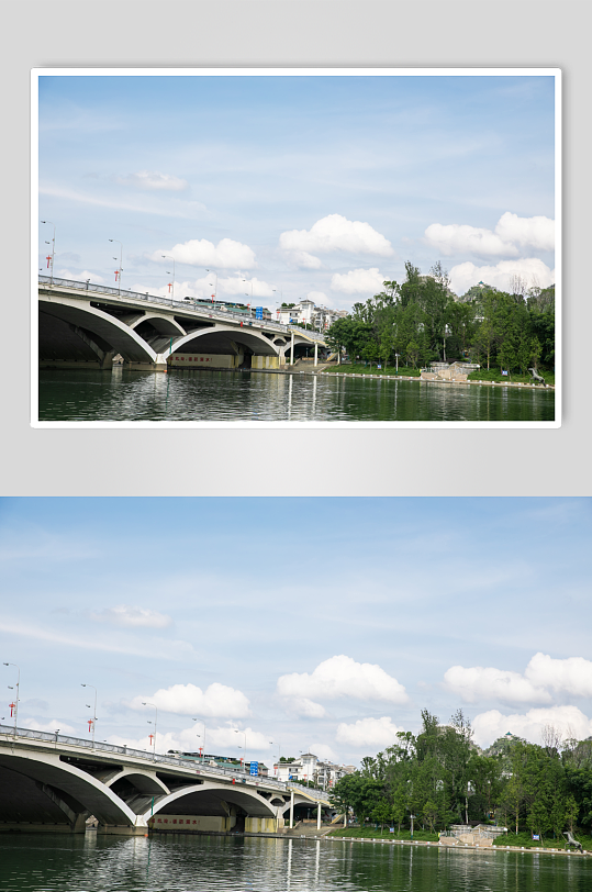 桂林解放桥风景景点摄影图片
