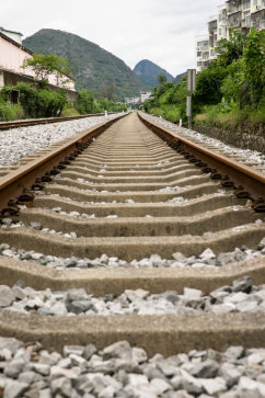 铁道风景景点摄影图片