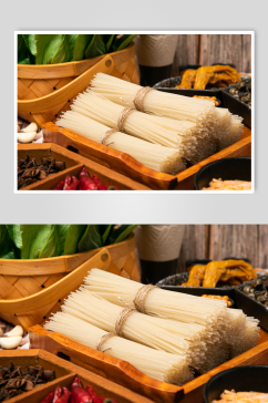 柳州螺蛳粉粉干美食食物摄影图片