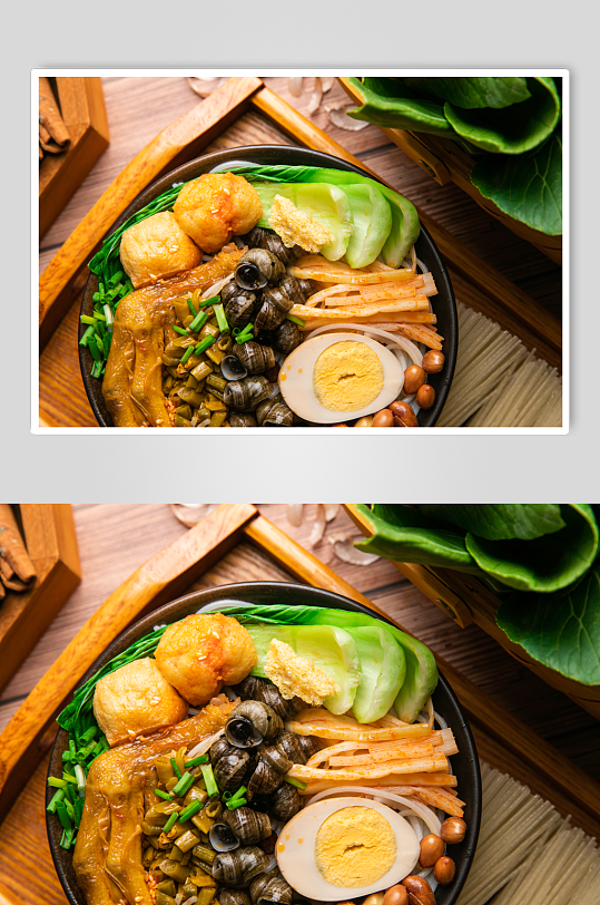 柳州螺蛳粉美食食物摄影图片