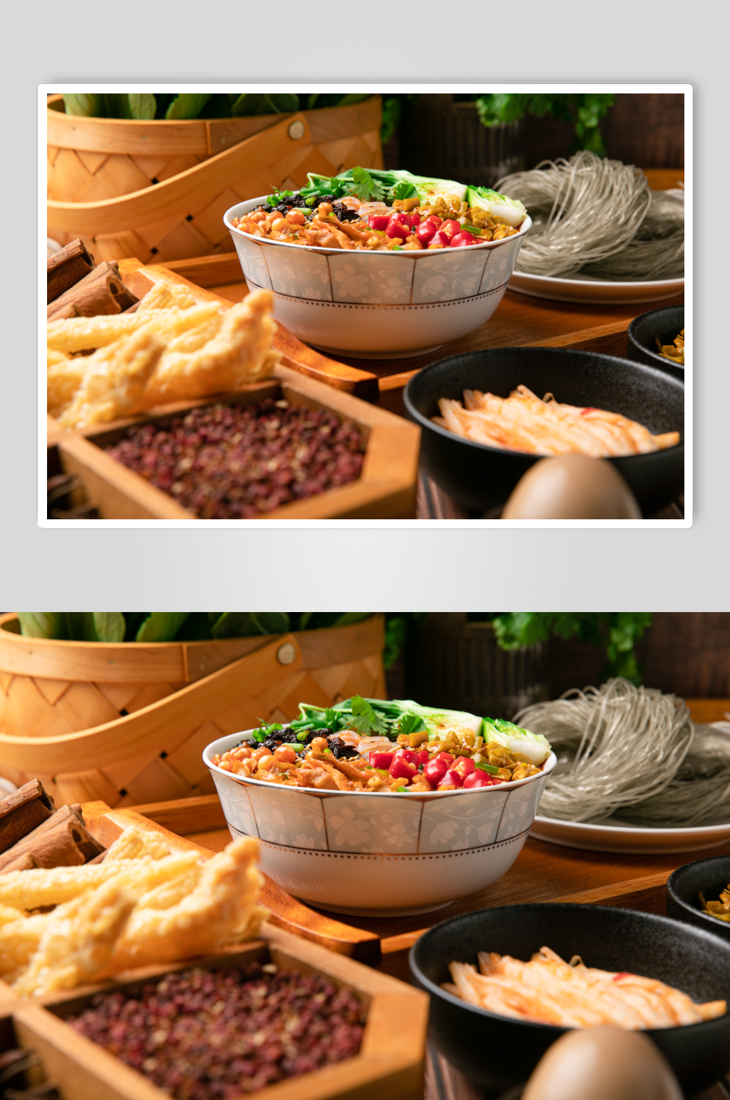 桂林米粉濕米粉美食食物攝影圖片素材