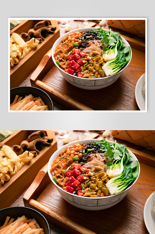 桂林米粉湿米粉美食食物摄影图片-众图网