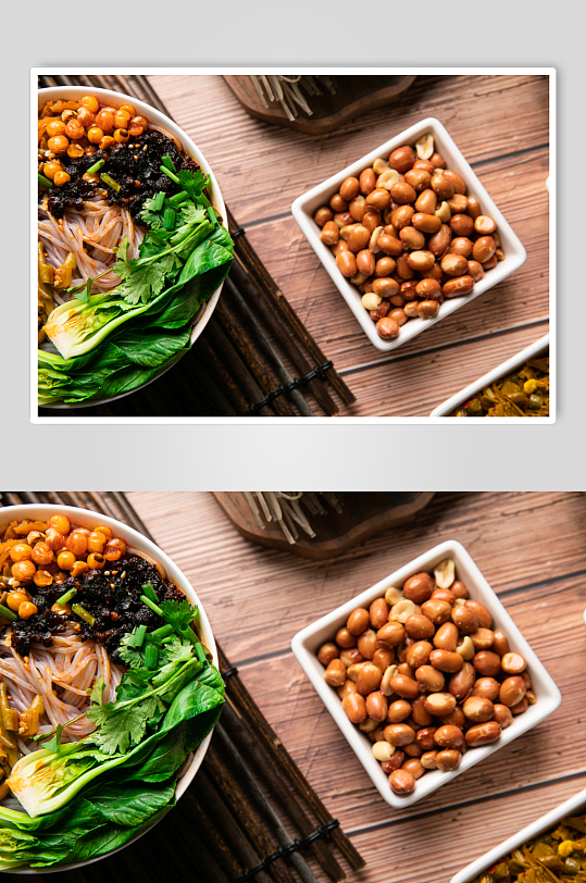 四川酸辣粉美食食物摄影图片-众图网