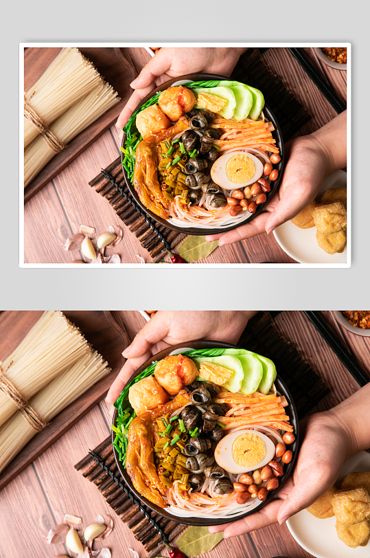 柳州螺蛳粉美食食物摄影图片-众图网