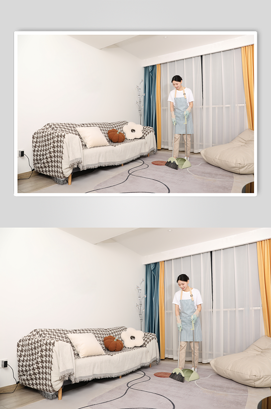 保姆家政小时工保洁服务女性人物摄影图片