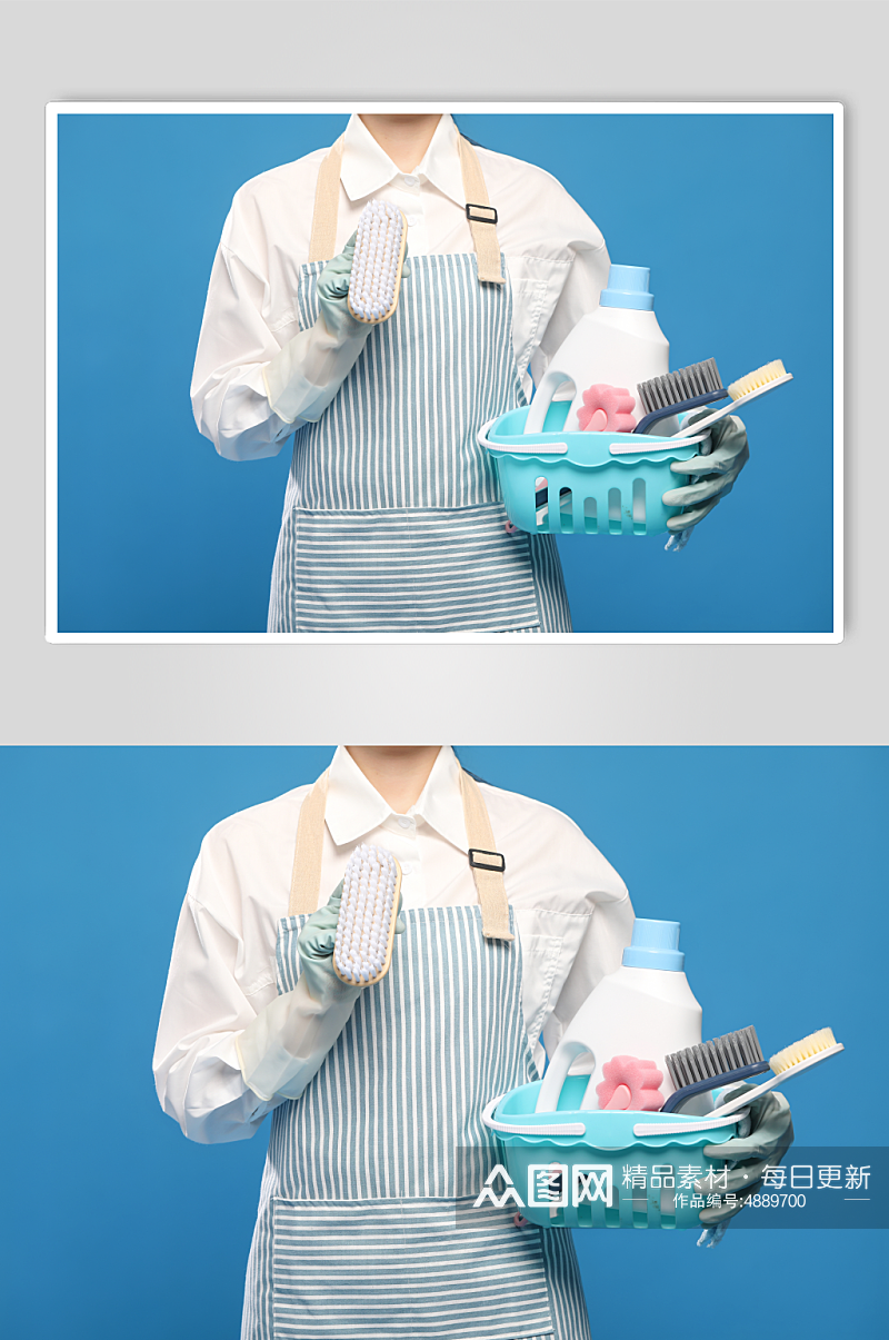 家政保洁清洁工清洗服务清洗工具摄影图片素材