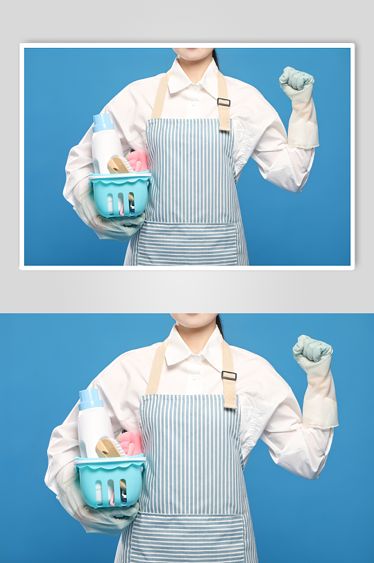 家政保洁清洁工清洗服务清洗工具摄影图片