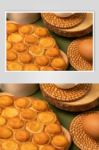 软糯鸡蛋仔港式美食摄影图片