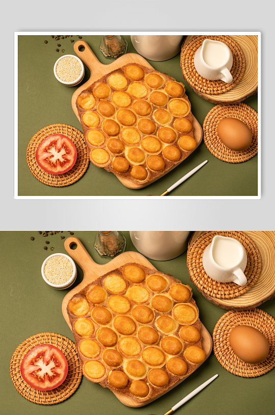 软糯鸡蛋仔港式美食摄影图片-众图网