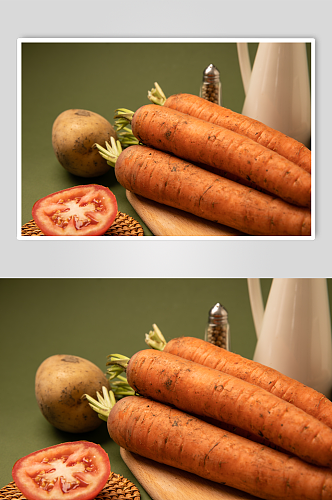 新鲜蔬菜港式美食摄影图片