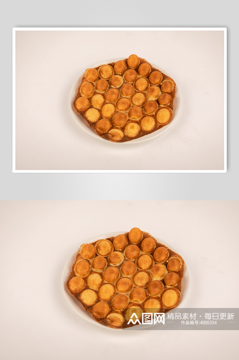 软糯鸡蛋仔港式美食摄影图片素材