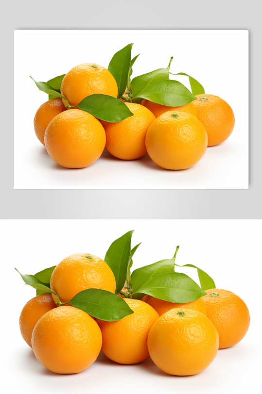 AI数字艺术砂糖橘柑子橘子水果摄影图