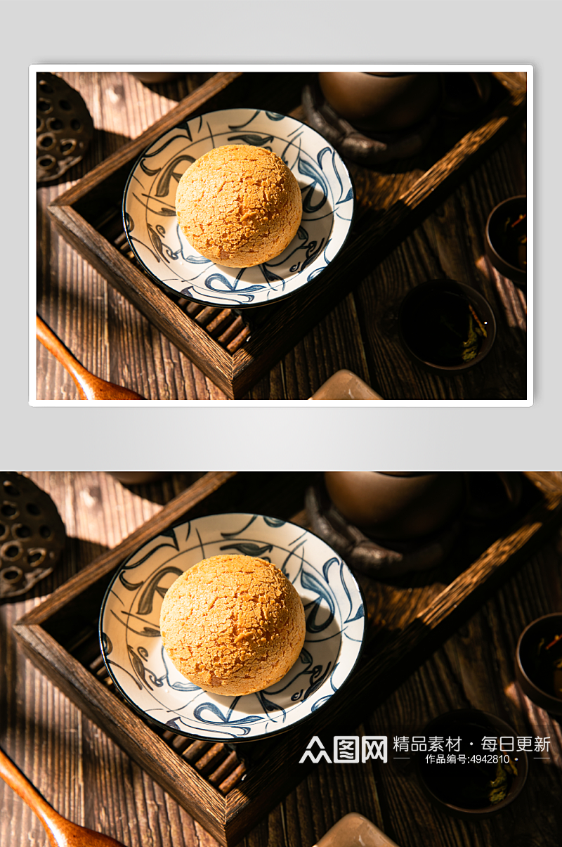 麻薯面包糕点甜品食物摄影图片素材
