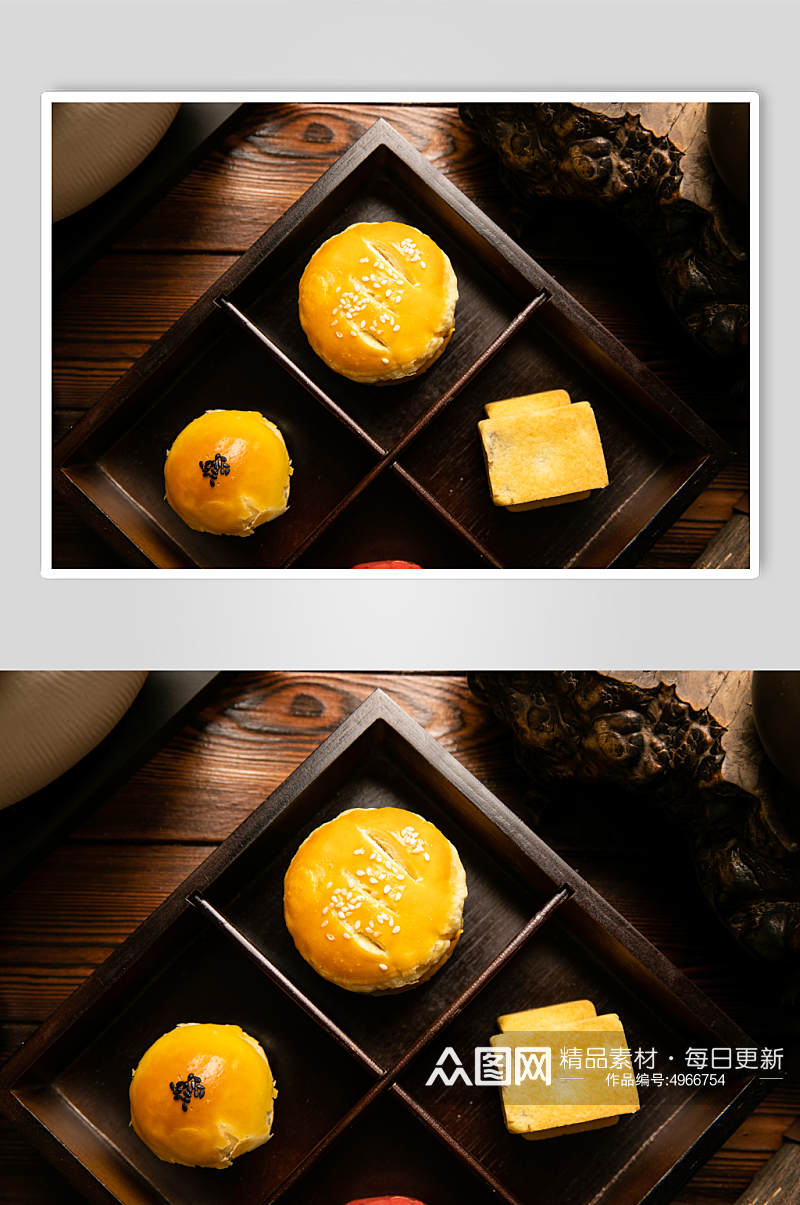 中式糕点礼盒糕点美食摄影图片素材