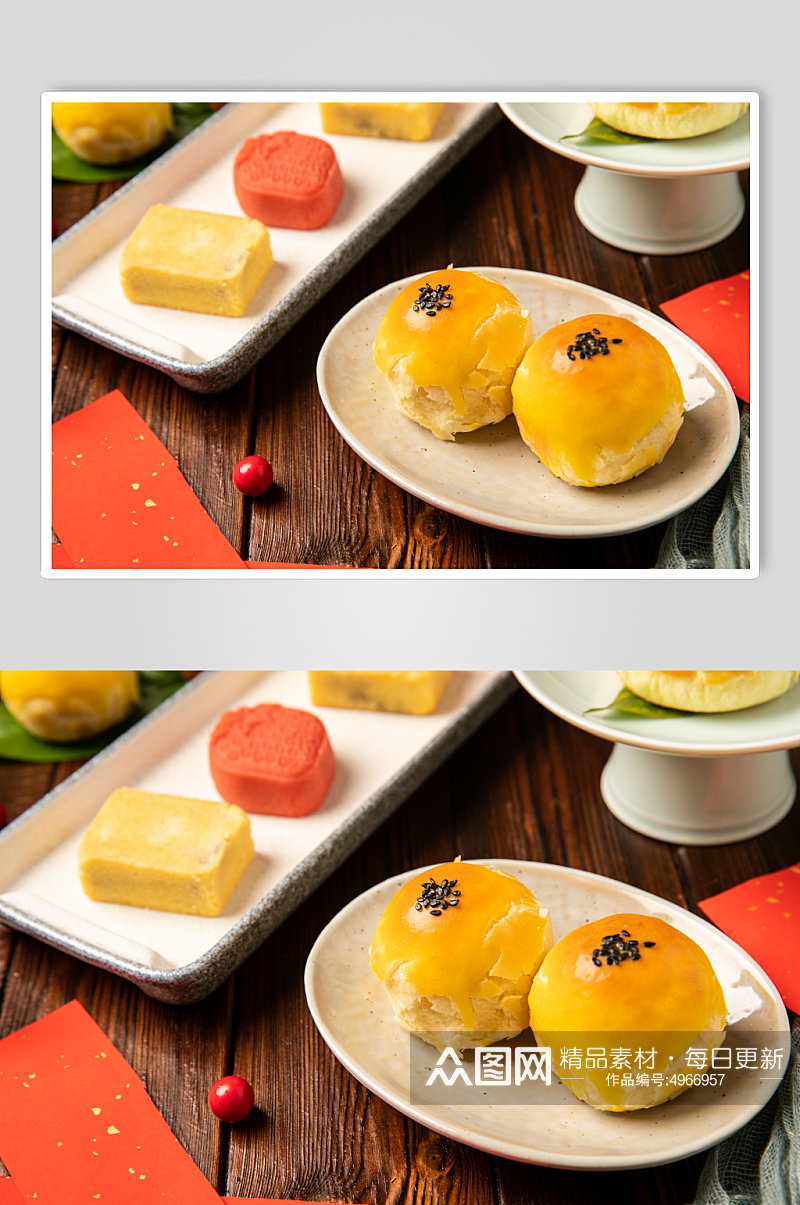 中式糕点糕点美食摄影图片素材
