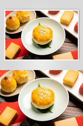 中式糕点糕点美食摄影图片
