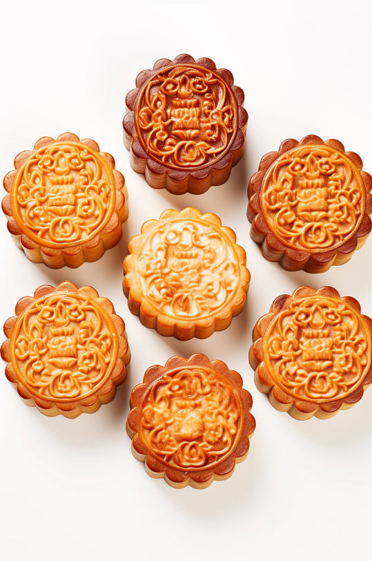 AI数字艺术春节中式糕点美食摄影图