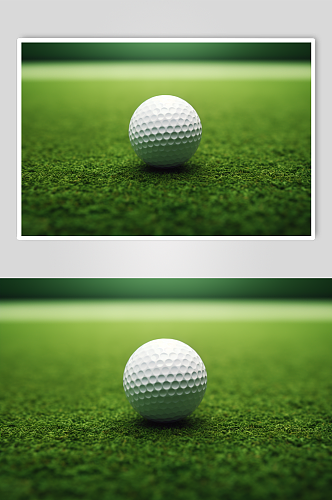 AI数字艺术高尔夫球摄影图片