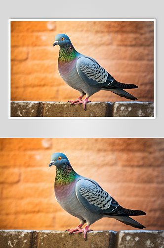 AI数字艺术高清可爱鸽子动物摄影图片