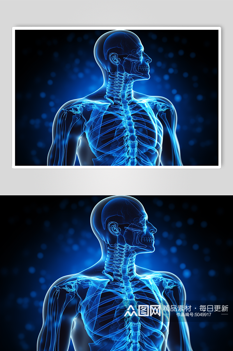 AI数字艺术医疗骨科图片素材