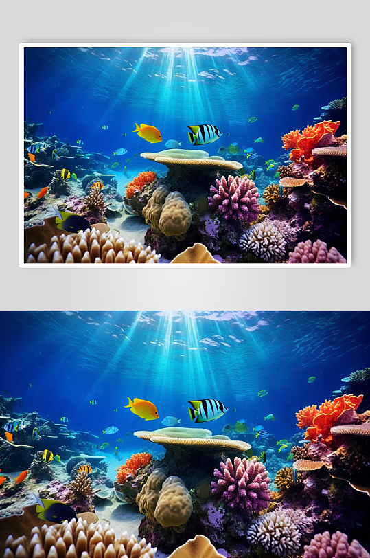 AI数字艺术海洋海底世界摄影图片-众图网