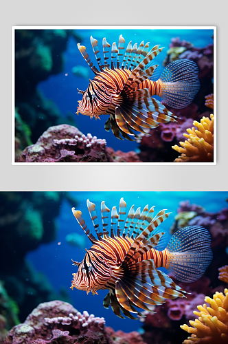 AI数字艺术海洋海底世界摄影图片