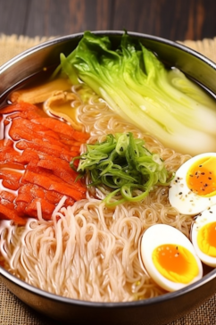 AI数字艺术高清韩国冷面食物美食摄影图片