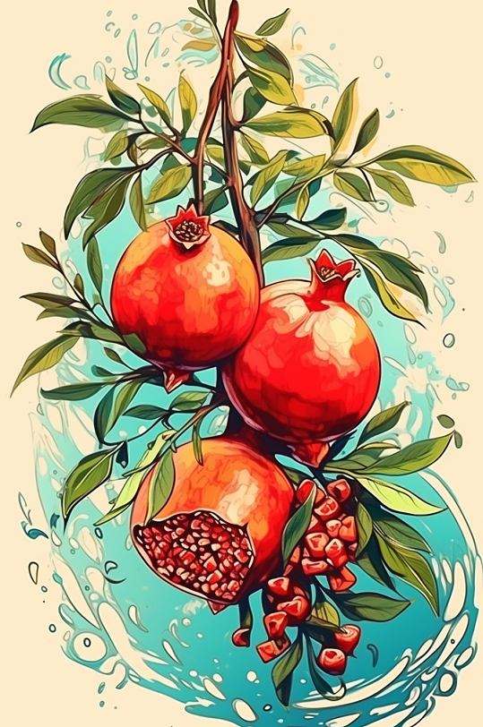 AI数字艺术二十四节气寒露插画-众图网