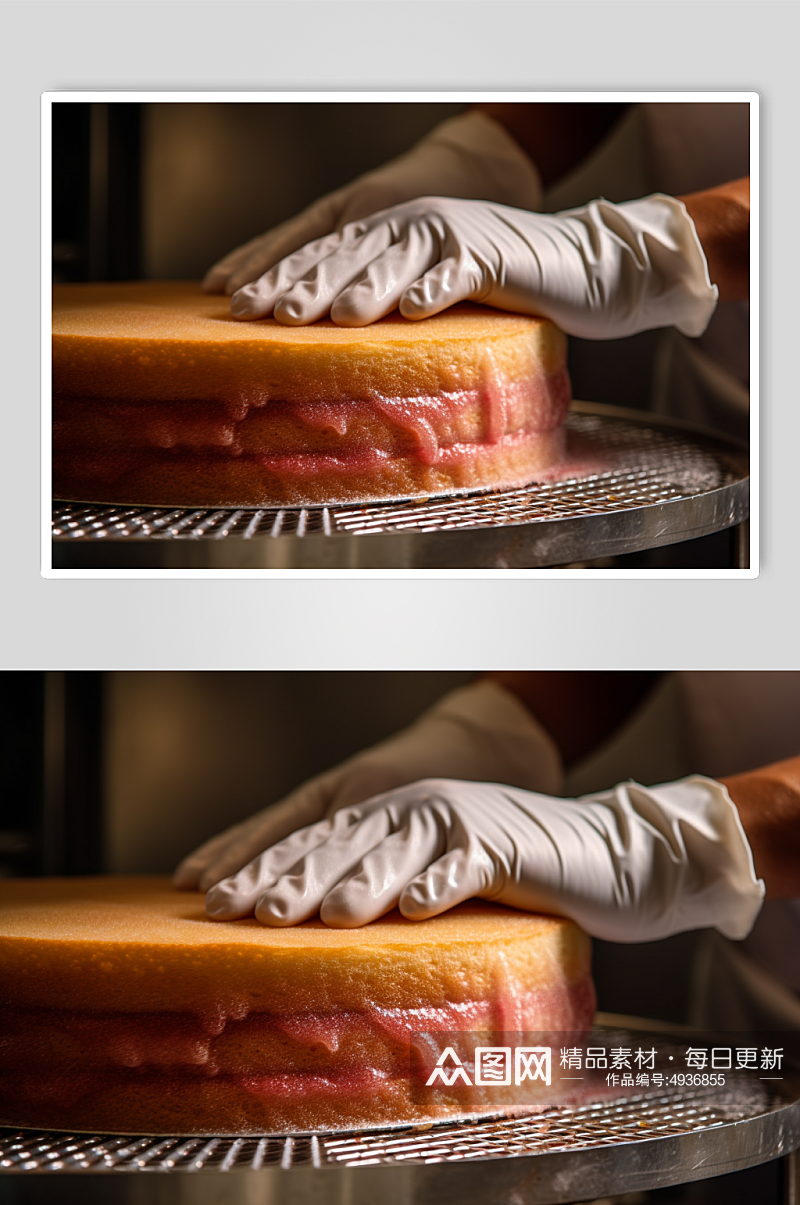 AI数字艺术高清烘焙做蛋糕摄影图片素材